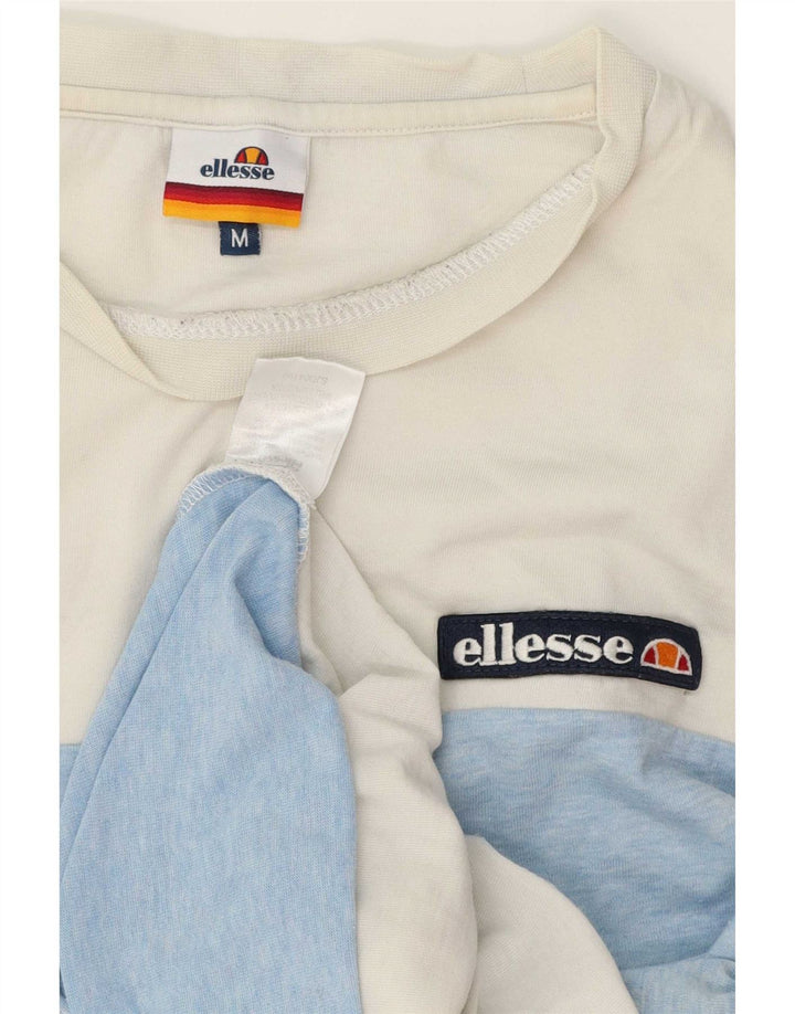 Muška majica kratkih rukava Ellesse srednje bijele boje, pamuk