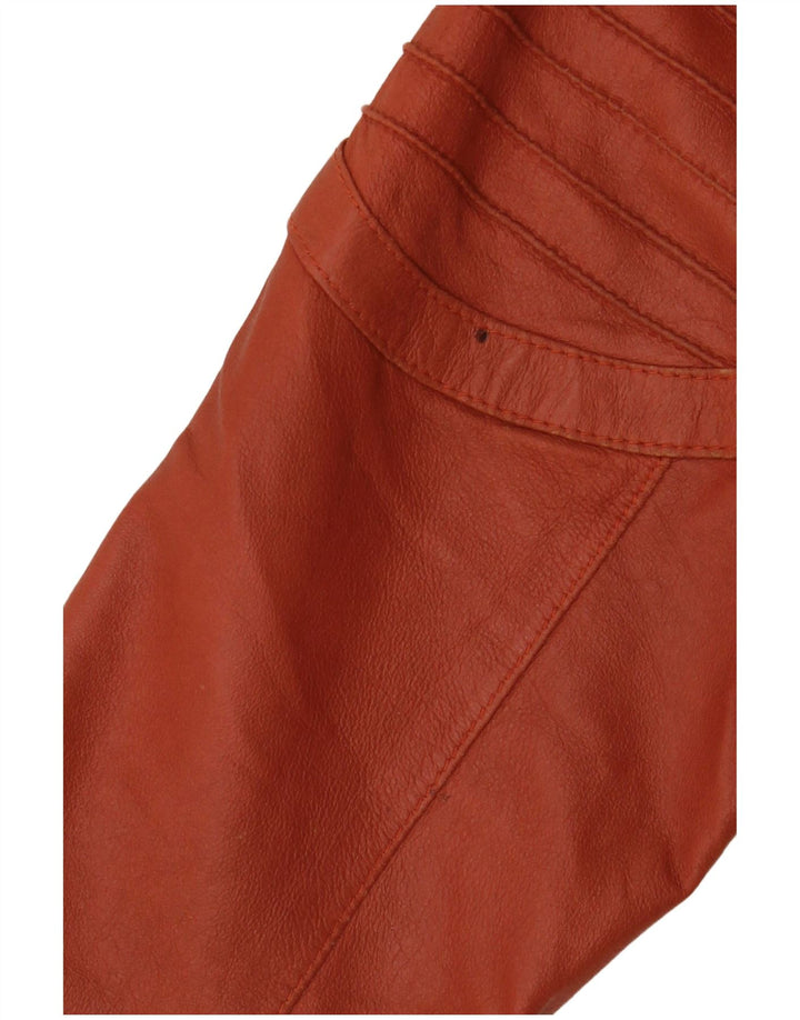 ELEGANCE PARIS Ženska jakna sa 2 gumba UK 20 2XL smeđa koža