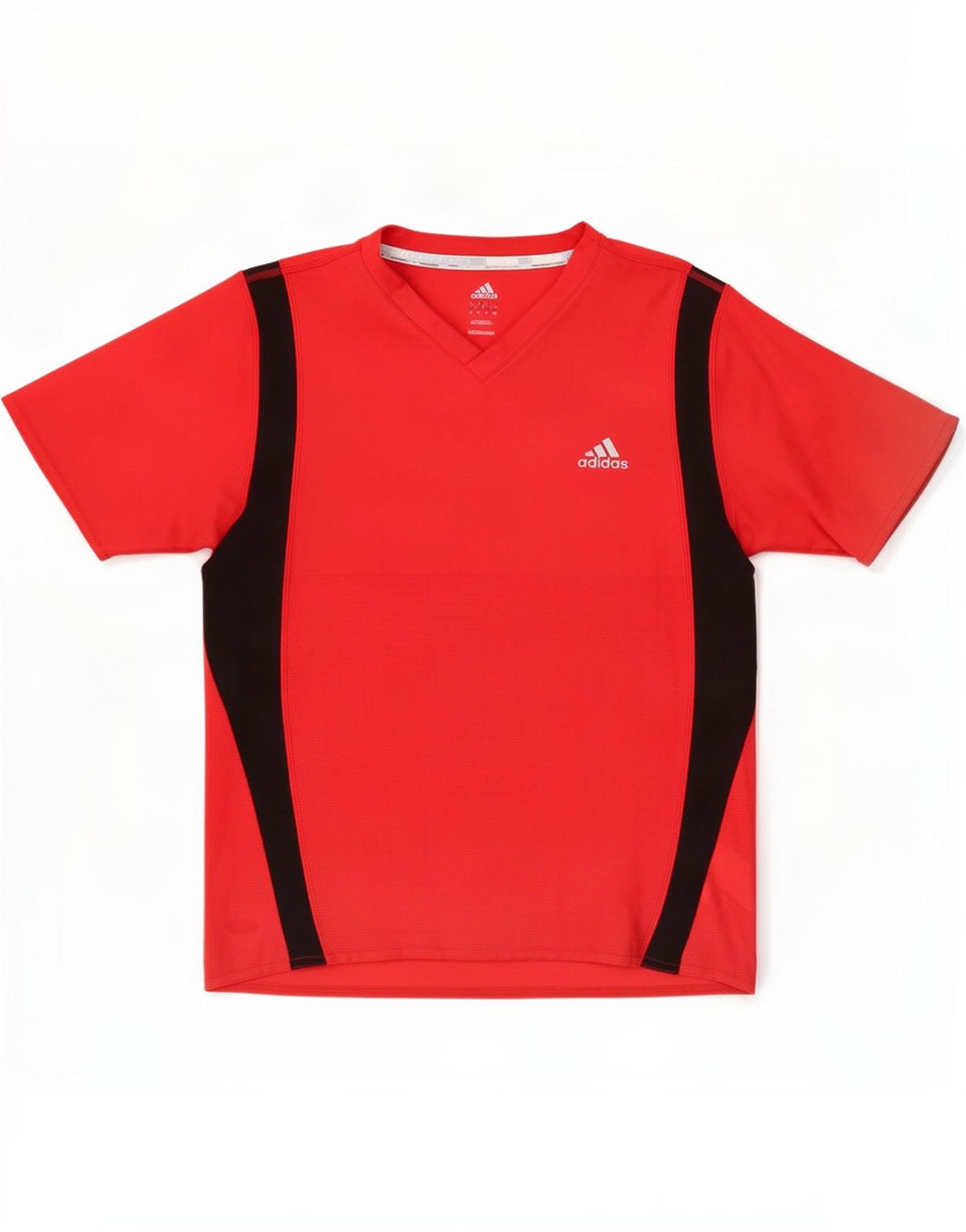 Adidas muška majica kratkih rukava srednje crvene boje poliester