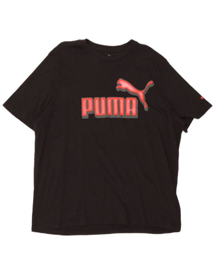 PUMA muška majica s grafičkim motivima XL crni pamuk