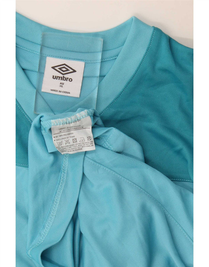 Umbro muška majica s grafičkim motivima XL plavi poliester