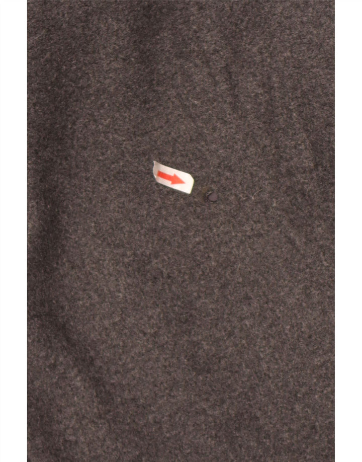 Zara ženski kaput s dvostrukim kopčanjem UK 14 srednje sivi poliester