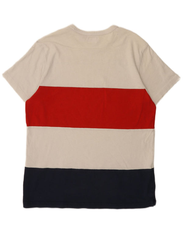Levi's Mens T-Shirt Top Large Multicoloured Colourblock Cotton