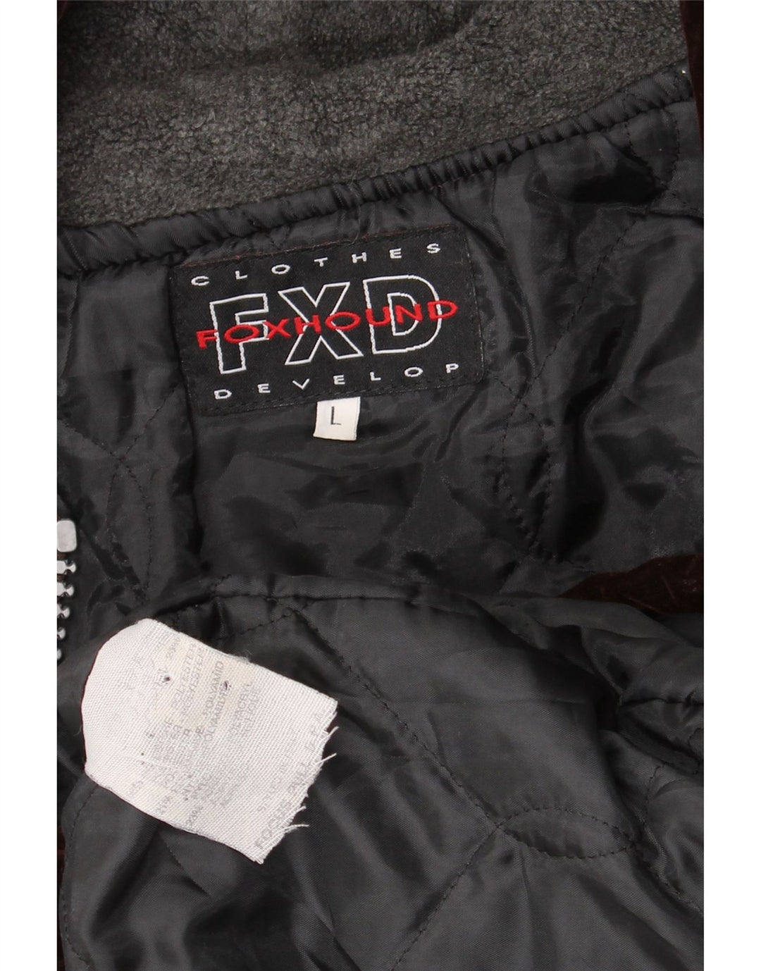 Foxhound muška bomber jakna s kapuljačom UK 40 veliki smeđi poliester u boji