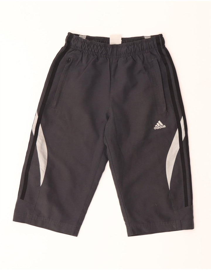 Sportske kratke hlače Adidas za dječake, 9-10 godina, sive boje, poliester