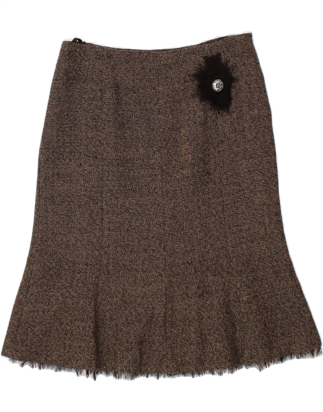 HIRSCH Womens Trumpet Skirt UK 12 Medium W28  Brown Vintage Hirsch and Second-Hand Hirsch from Messina Hembry 