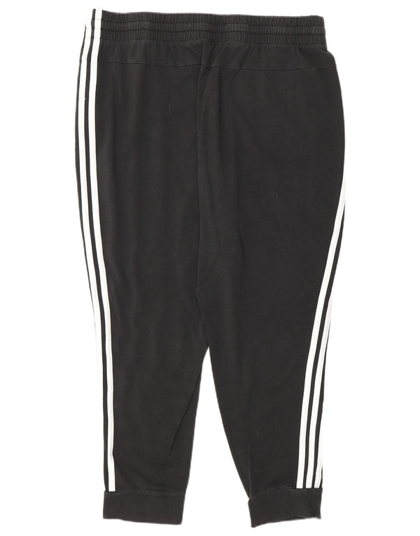 Adidas Ženska trenirka Hlače Joggers UK 16/18 Veliki crni pamuk