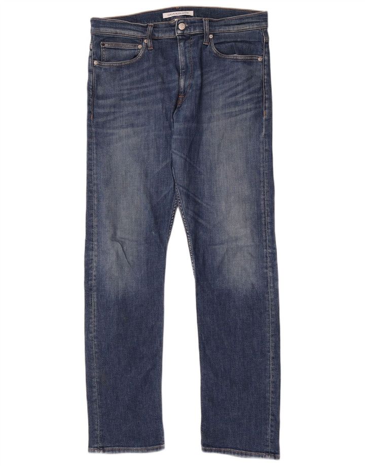 Calvin Klein muške ravne traperice W34 L32 plave