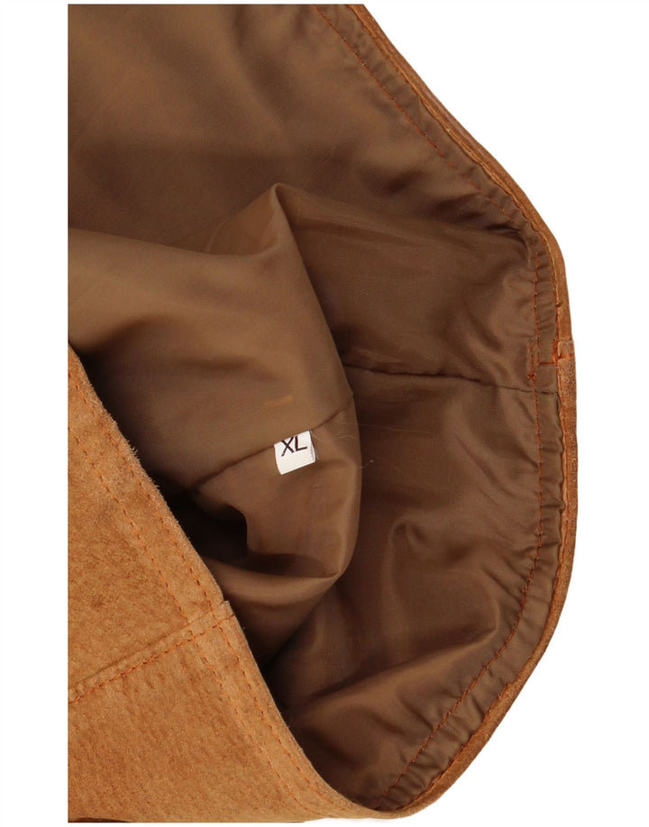 VINTAGE Ženska jakna od brušene kože UK 18 XL smeđa