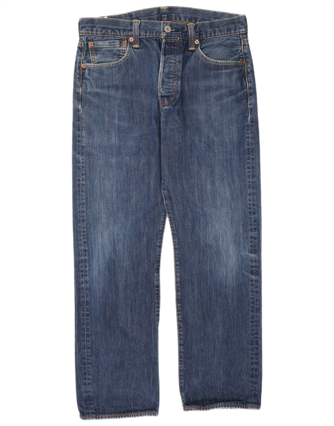Levi's muške ravne traperice W32 L30 plavi pamuk