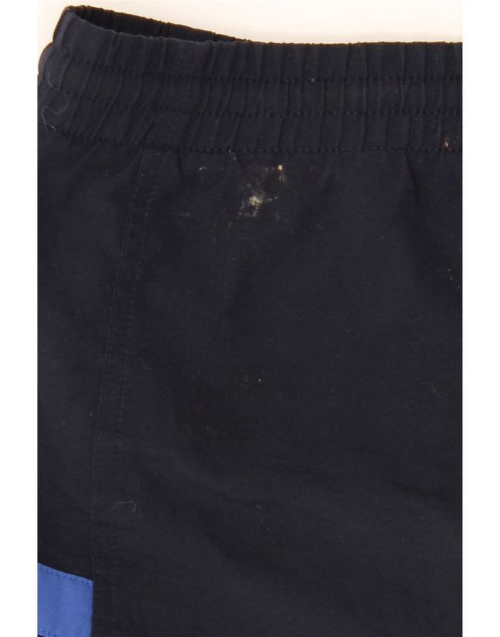 ADIDAS Womens Sport Shorts UK 12 Medium Navy Blue Vintage Adidas and Second-Hand Adidas from Messina Hembry 