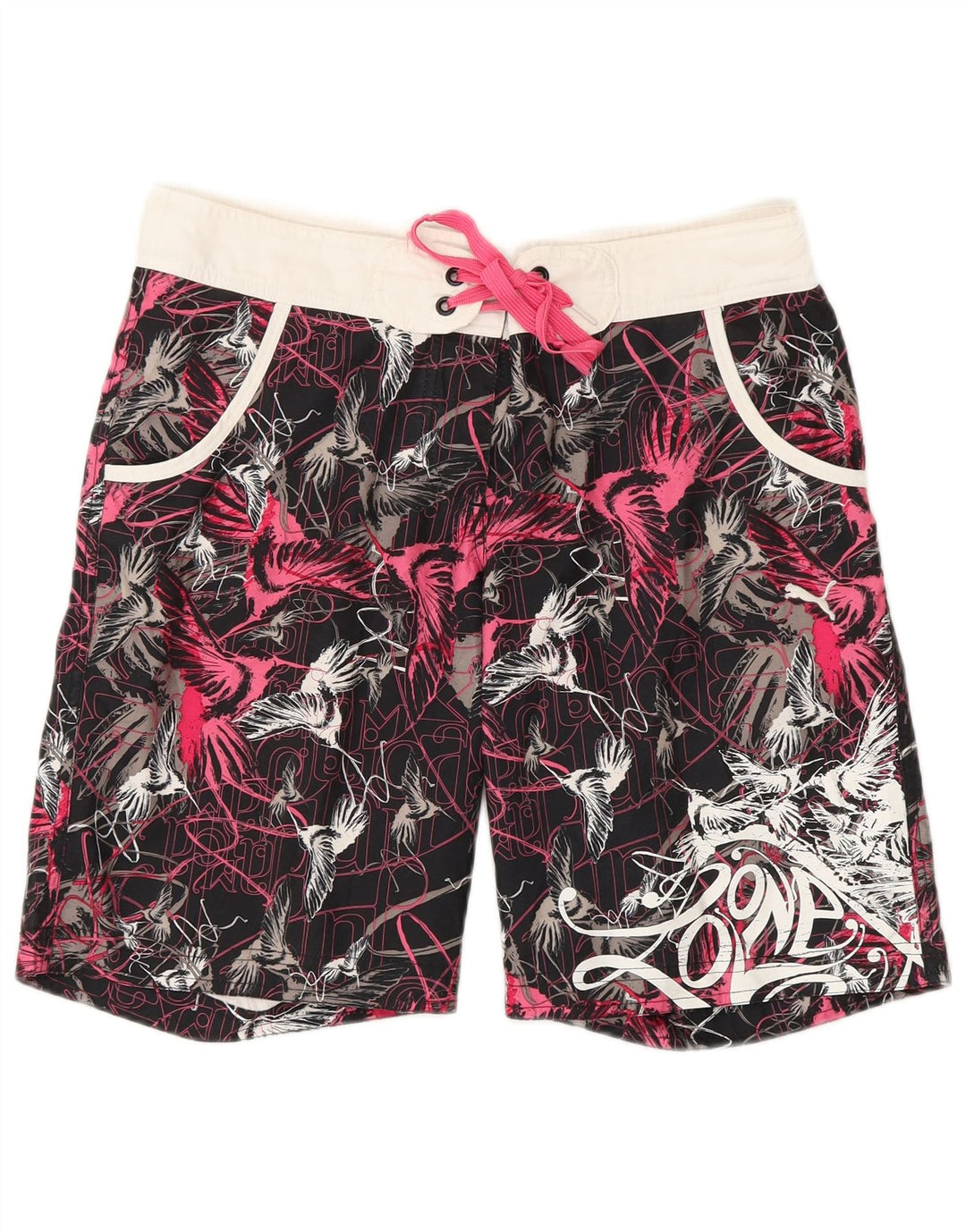 PUMA Ženske kratke kupaće hlače s apstraktnim uzorkom UK 8 Male višebojne