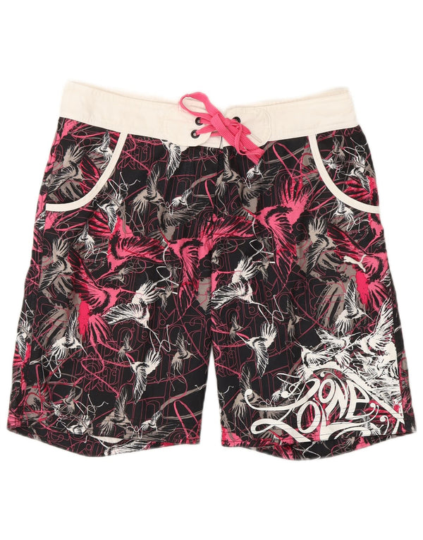 PUMA Ženske kratke kupaće hlače s apstraktnim uzorkom UK 8 Male višebojne