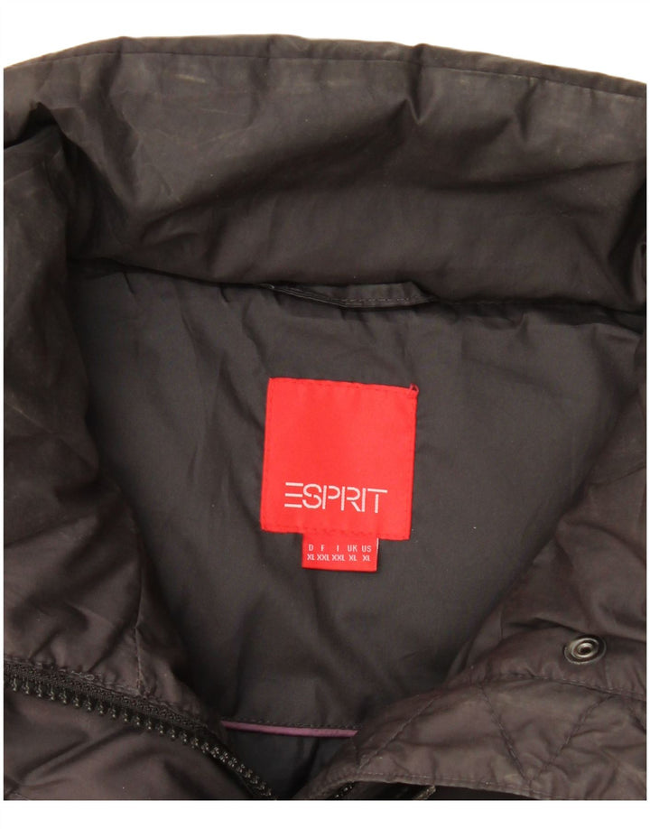 Ženska podstavljena jakna Esprit UK 18 XL crna