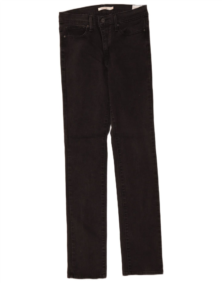 Levi's ženske uske traperice za mršavljenje W29 L32 crni pamuk