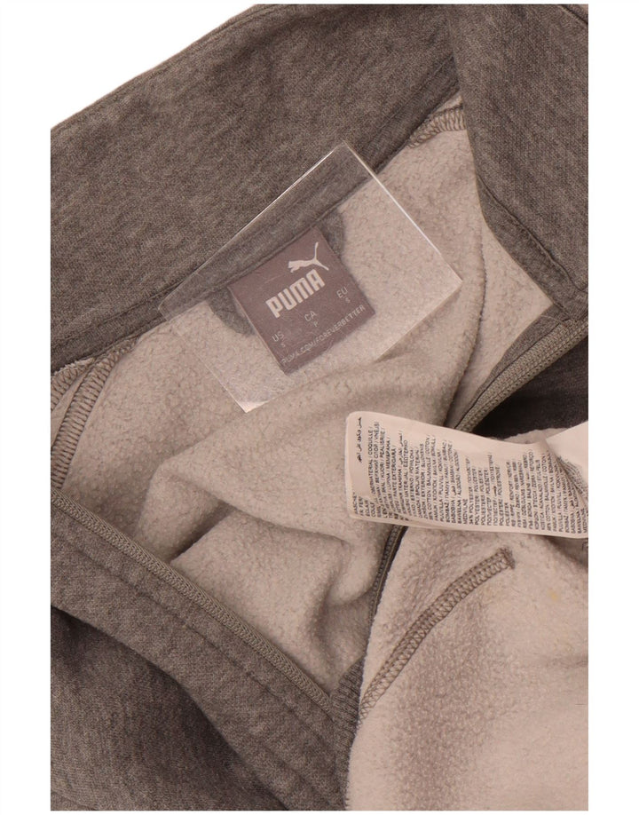 Puma muška gornja jakna trenirke Mala siva pamučna boja