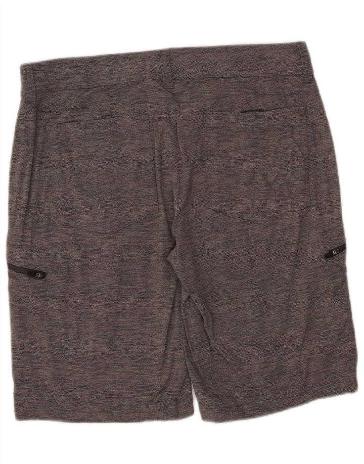 Eddie Bauer muške kargo kratke hlače W35 veliki sivi flekasti najlon