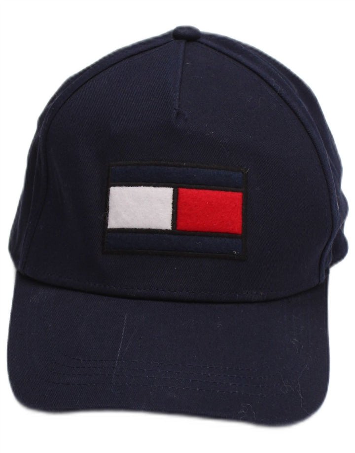 TOMMY HILFIGER Mens Graphic Baseball Cap One Size Navy Blue