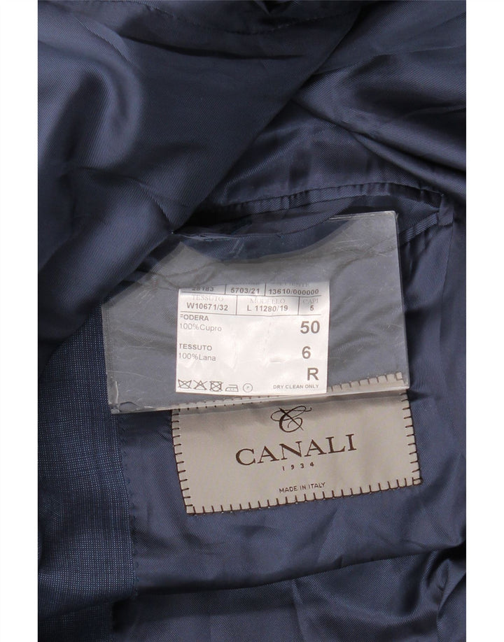 Canali muško dvodijelno odijelo s 2 gumba IT 50 Large W34 L30 Mornarsko plava vuna