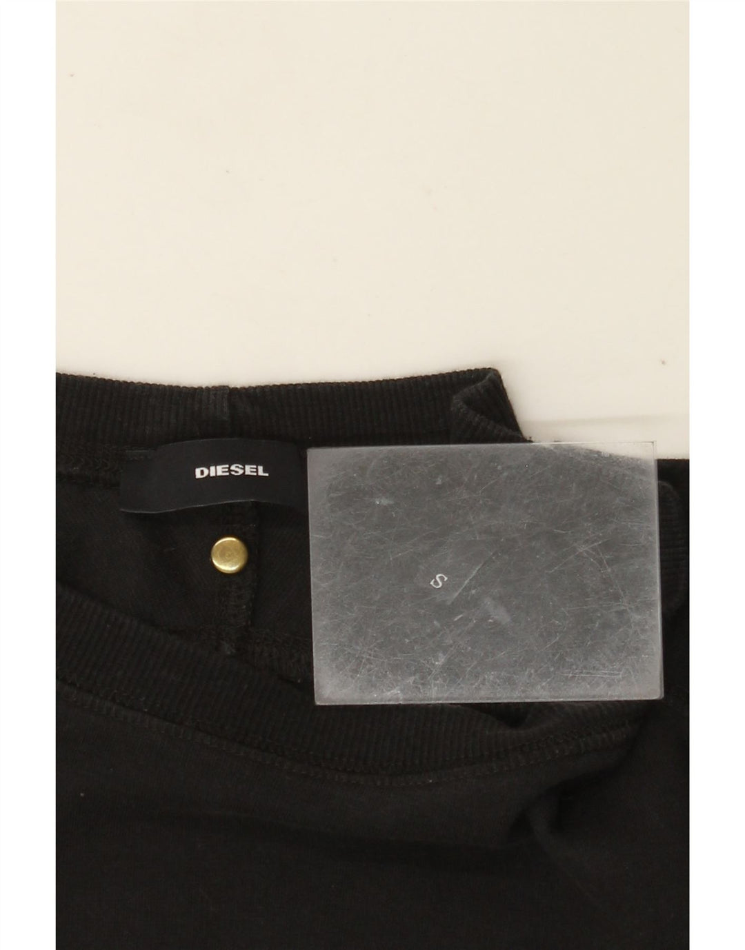 DIESEL Muška majica s grafičkim motivima, mala crna