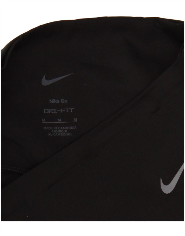 NIKE ženske Dri Fit Capri tajice UK 12 srednje crne