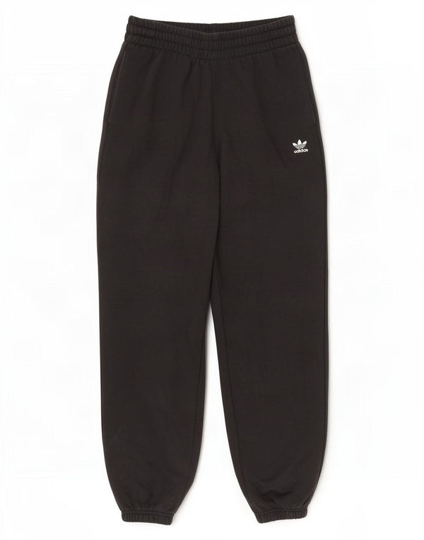 Adidas Ženska trenirka Hlače Joggers UK 12/14 Srednje crni pamuk