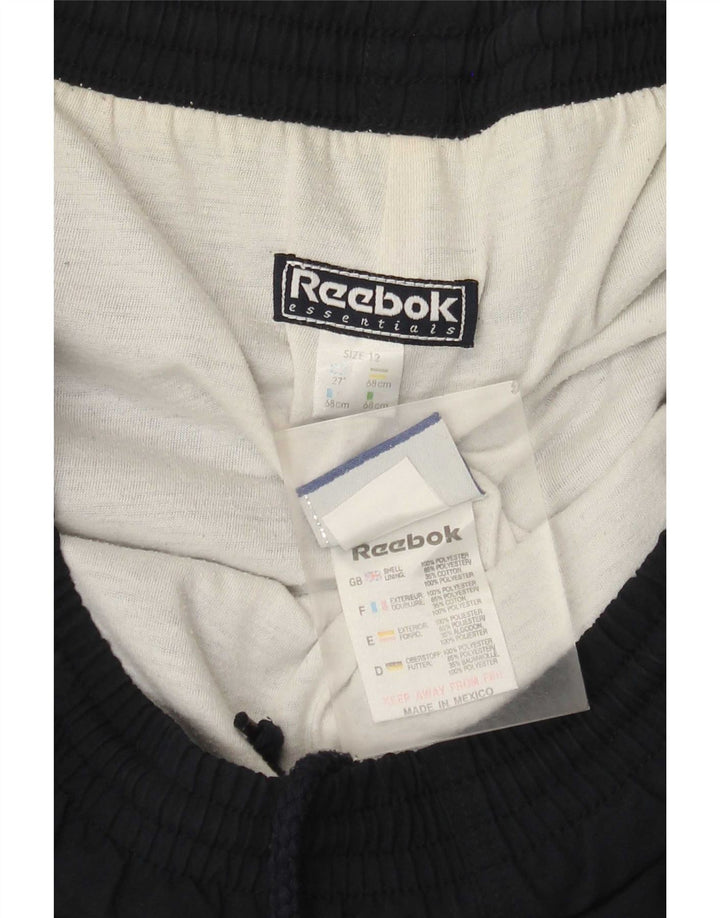 Reebok ženske hlače za trenirku US 12 Large tamnoplavi poliester