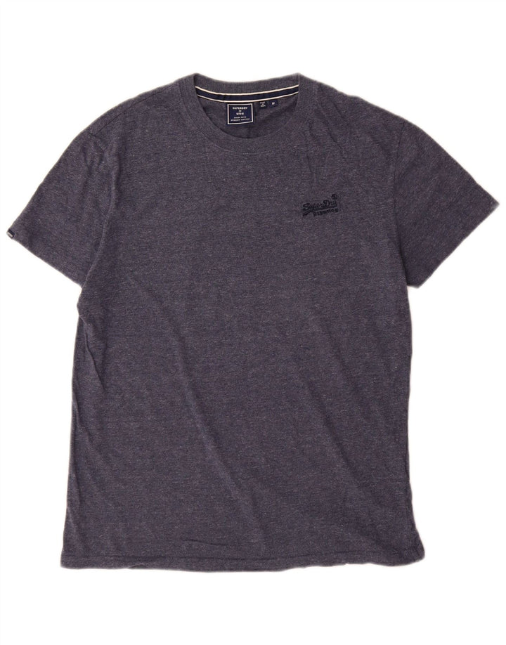 Superdry muška majica kratkih rukava srednje tamnoplavi pamuk