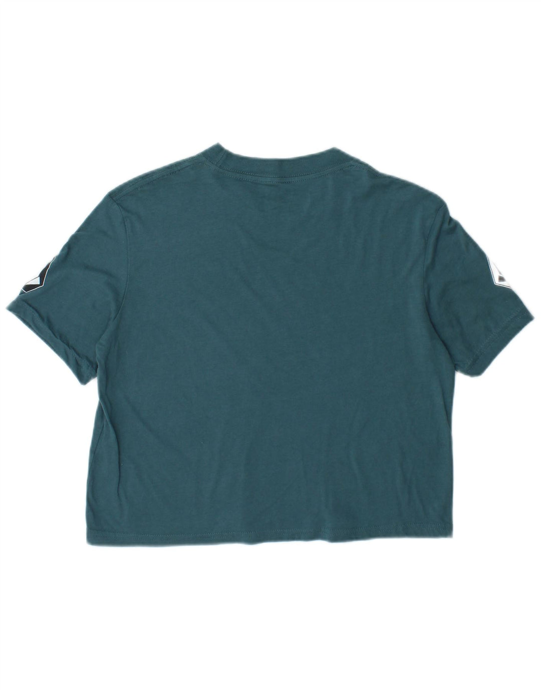 Volcom ženska majica kratkih rukava širokih krojeva s grafičkim motivima, veličina 4/6, mala plava