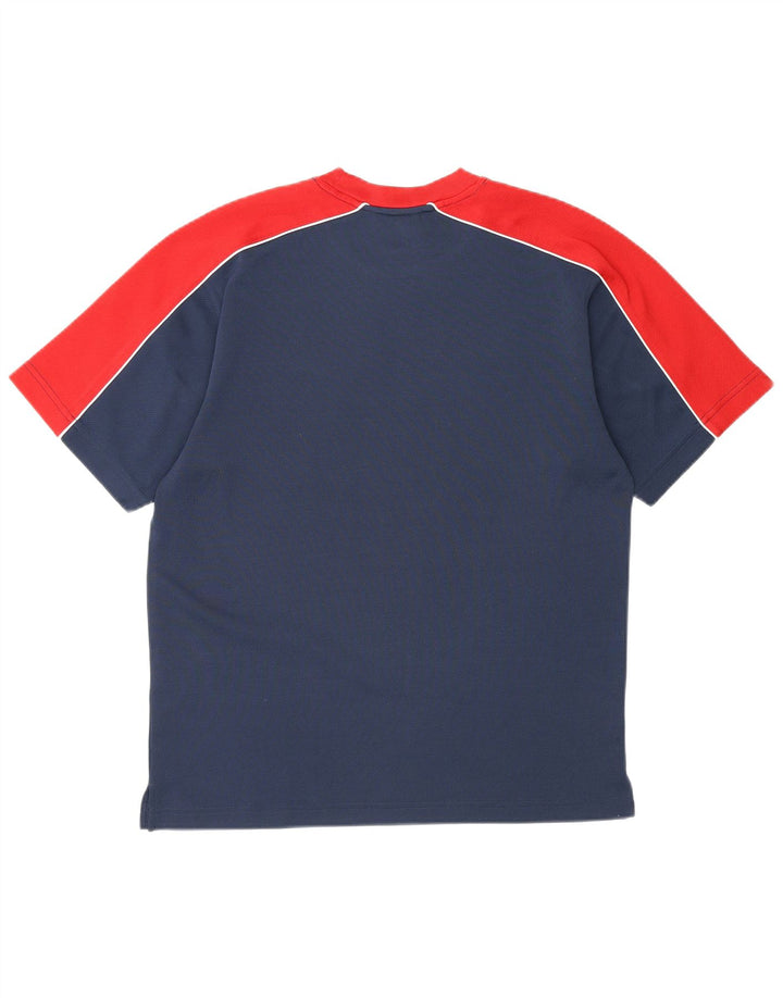 Reebok muška majica kratkih rukava mala tamnoplava poliesterska boja