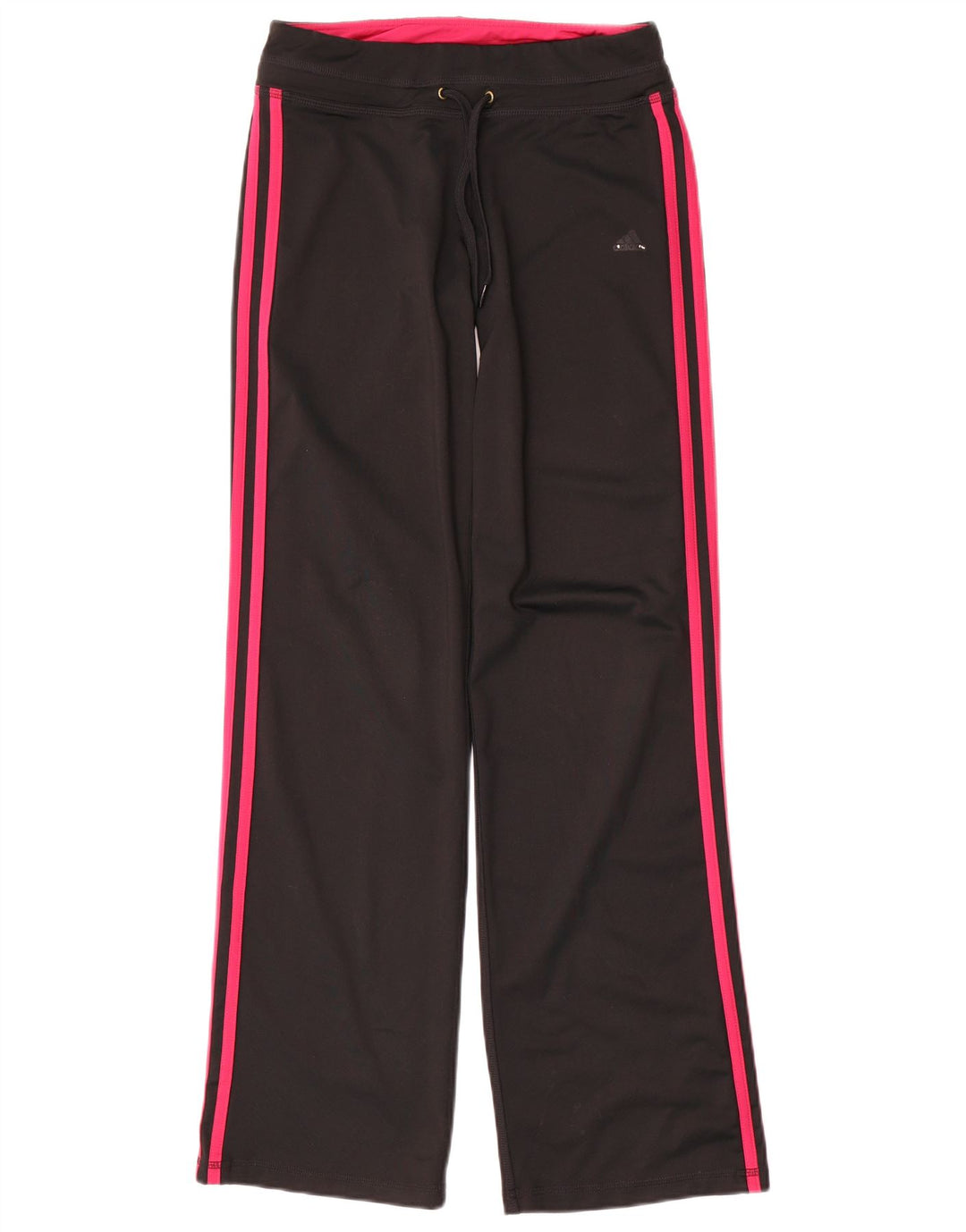 Adidas ženske hlače za trenirku Climalite UK 8/10 male crne poliesterske