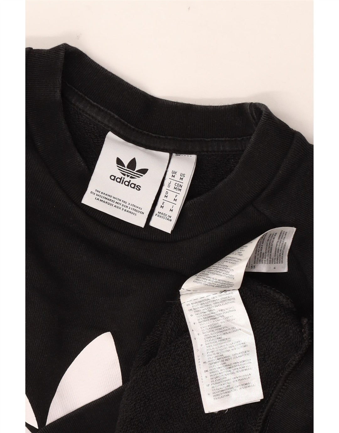 Adidas muška trenirka s grafičkim motivima Srednji crni pamuk