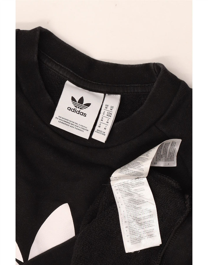 Adidas muška trenirka s grafičkim motivima Srednji crni pamuk