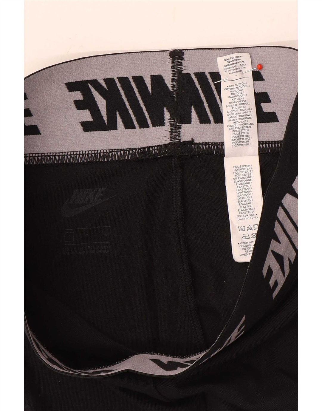 Nike ženske grafičke tajice UK 8 male crne