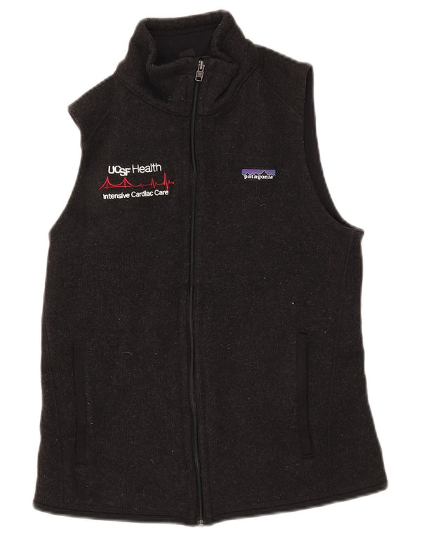 Patagonia ženska gornja jakna trenirke bez rukava UK 6 XS siva
