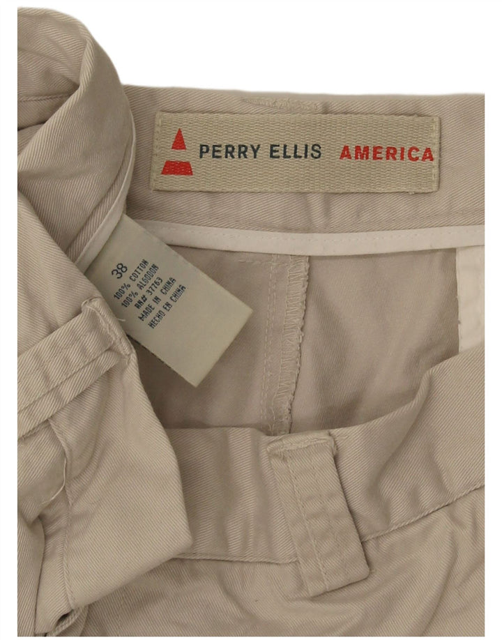 Perry Ellis muške kargo kratke hlače W38 XL bež pamuk