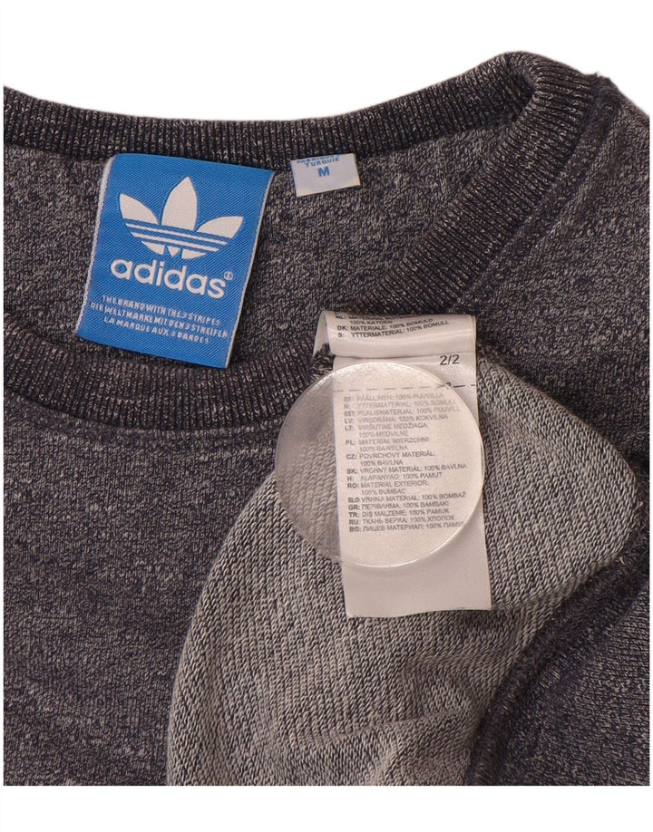 ADIDAS muška majica s kratkim rukavima, srednji tamnoplavi pamuk s flekama