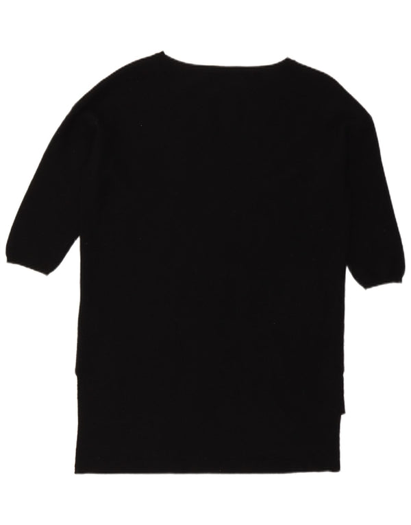 Trussardi ženski džemper s 3/4 rukavima s lađastim izrezom UK 12 srednje crna