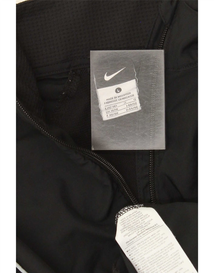 Nike ženska gornja jakna za trenirku UK 16/18 veliki crni poliester