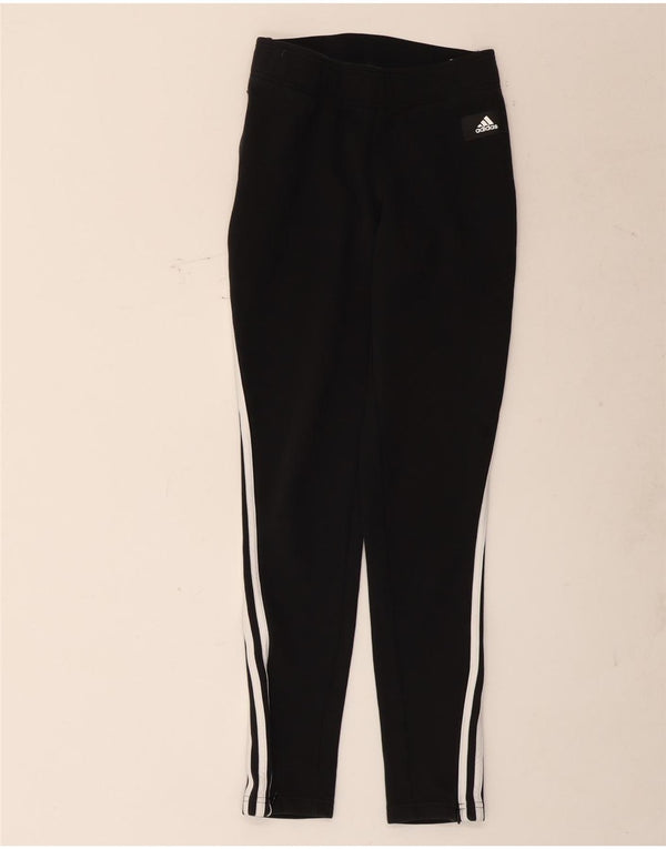 Adidas ženske trenirke hlače UK 4/6 XS crni pamuk