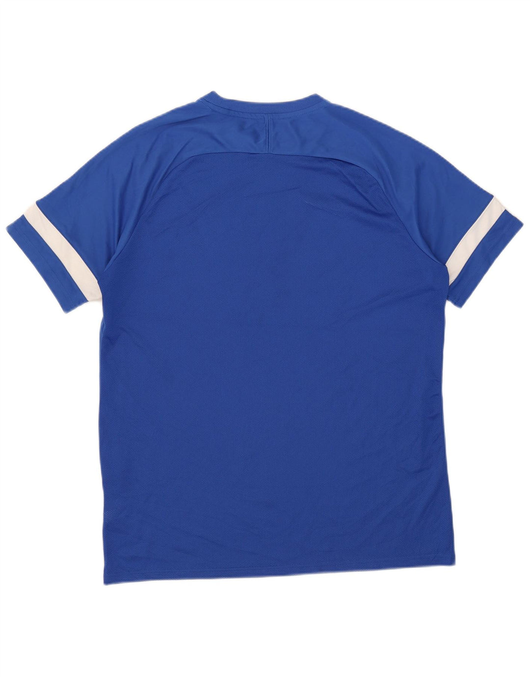 Nike Dri Fit T-Shirt Top XL Blue Colourblock Poliester