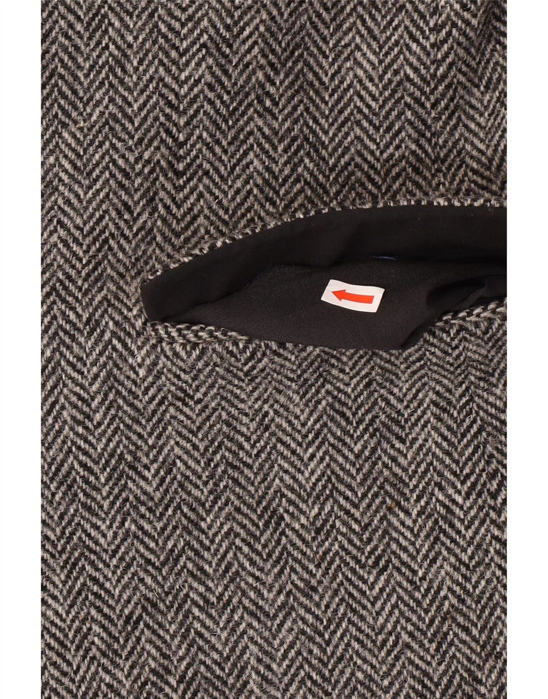 HARRIS TWEED Muška jakna jakna UK 40 Large Grey Herringbone Classic