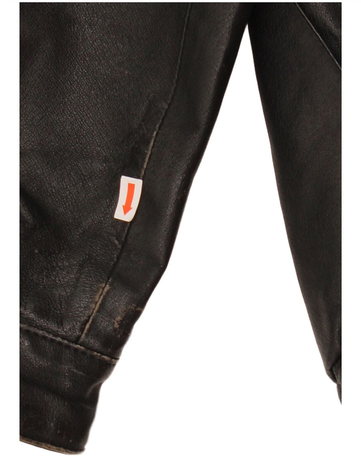 C & A muška kožna jakna EU 54 2XL crna koža