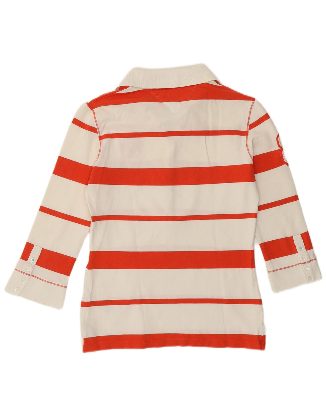 Tommy Hilfiger ženska polo majica s grafičkim motivima za ragbi UK 12 srednje bijele boje