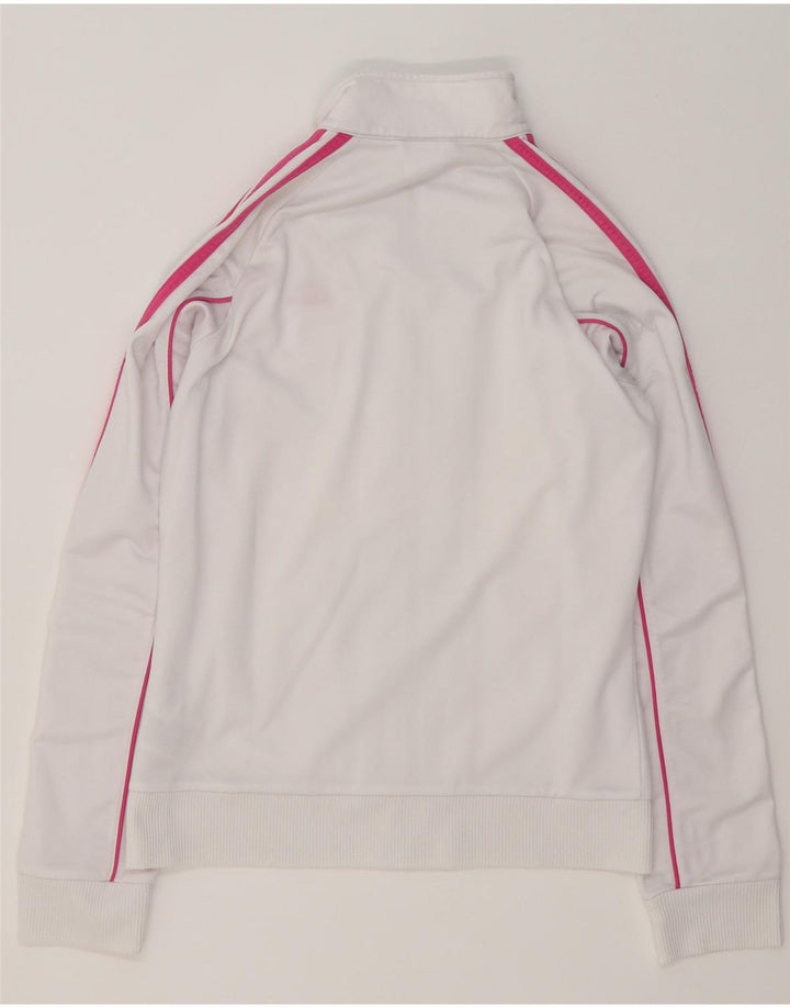 Adidas ženska gornja jakna trenirke UK 12 Medium White Colourblock poliester