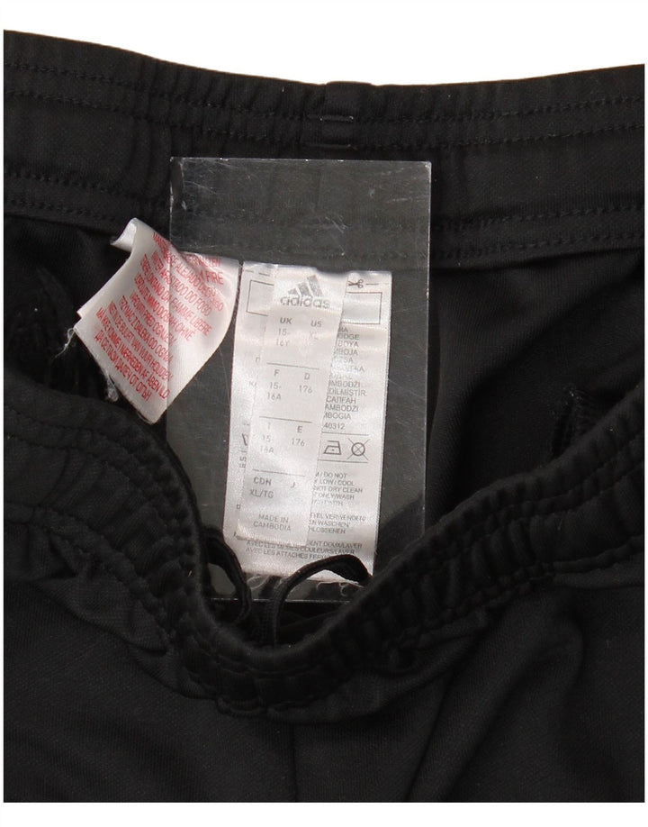 ADIDAS Hlače za trenirku Aeroready za dječake 15-16 godina crne poliesterske