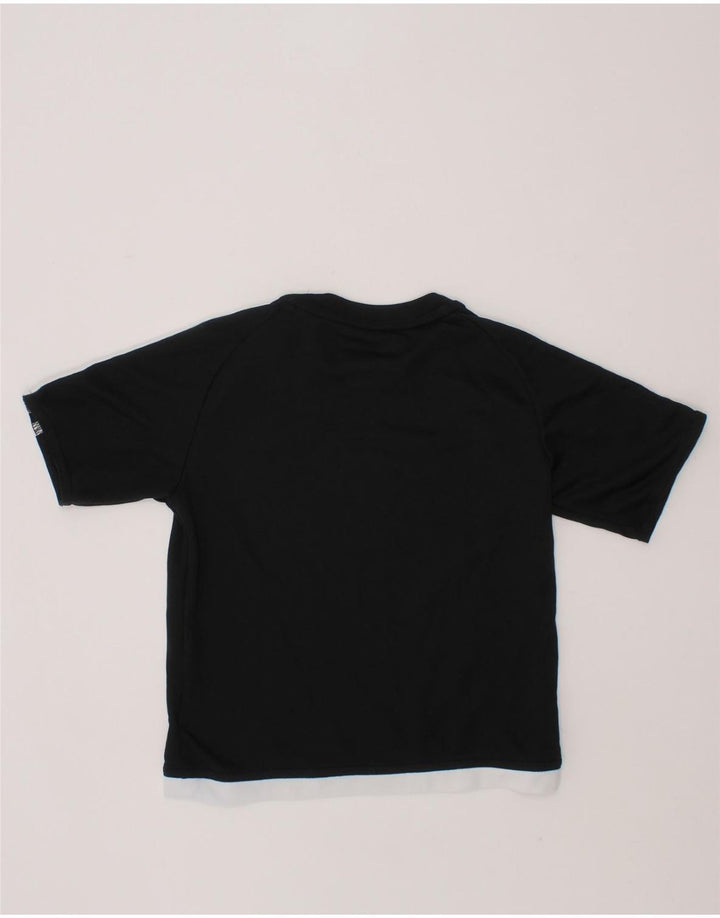 ADIDAS Boys Climalite T-Shirt Top 3-4 Years Black Polyester Vintage Adidas and Second-Hand Adidas from Messina Hembry 