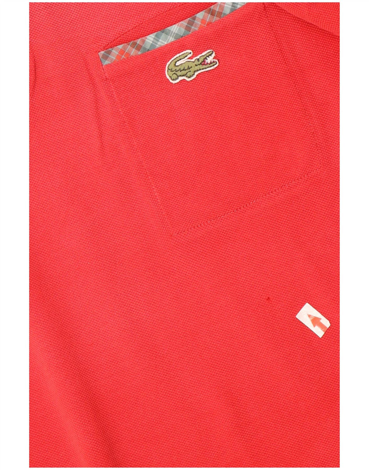Lacoste muška polo majica veličine 5, veliki crveni pamuk