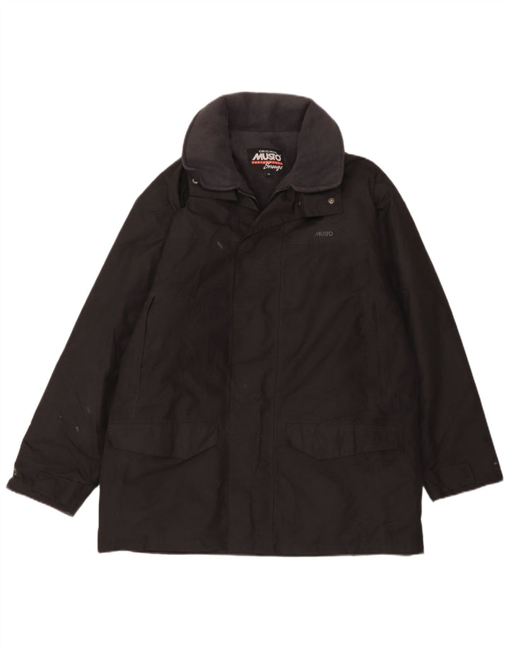 Musto muška parka jakna s kapuljačom UK 38 srednji crni poliester