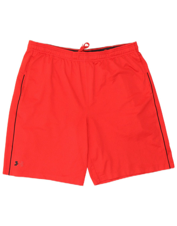 Under Armour, muška oprema za toplinu, široke sportske kratke hlače XL, crveni poliester